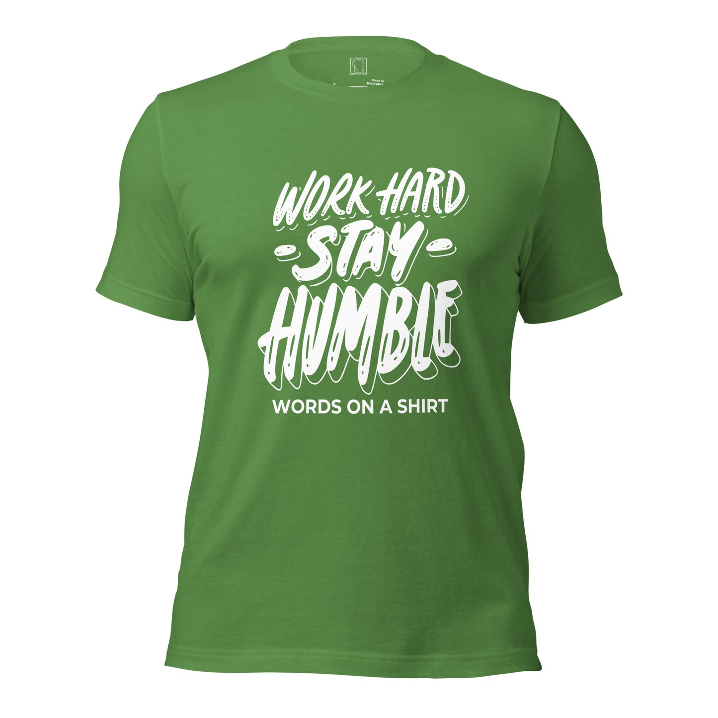 Forget about it! Don't miss this offer for the ultimate cotton tee - 100% satisfaction guaranteed. No shrinkage, expertly sewn seams, and the perfect fit. Don't forget to stay humble and work hard while looking fly.
