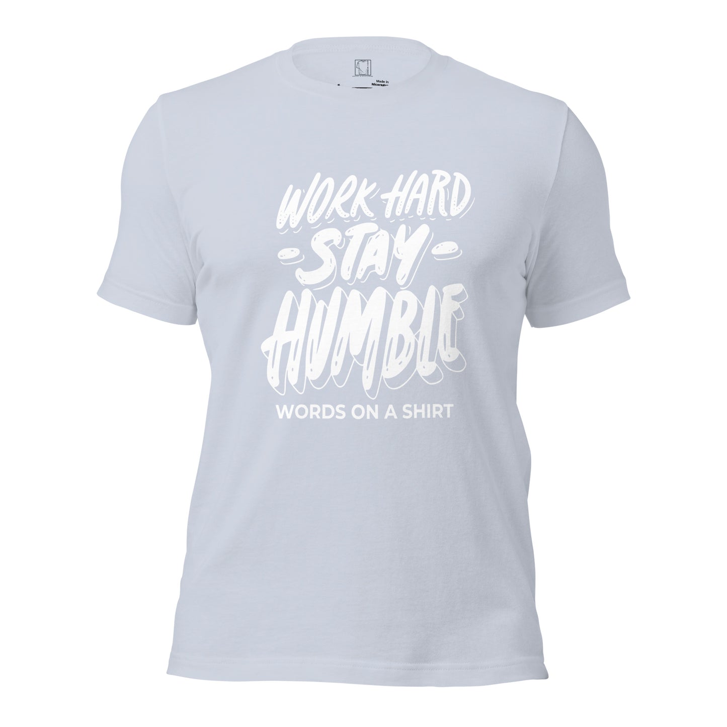 Forget about it! Don't miss this offer for the ultimate cotton tee - 100% satisfaction guaranteed. No shrinkage, expertly sewn seams, and the perfect fit. Don't forget to stay humble and work hard while looking fly.