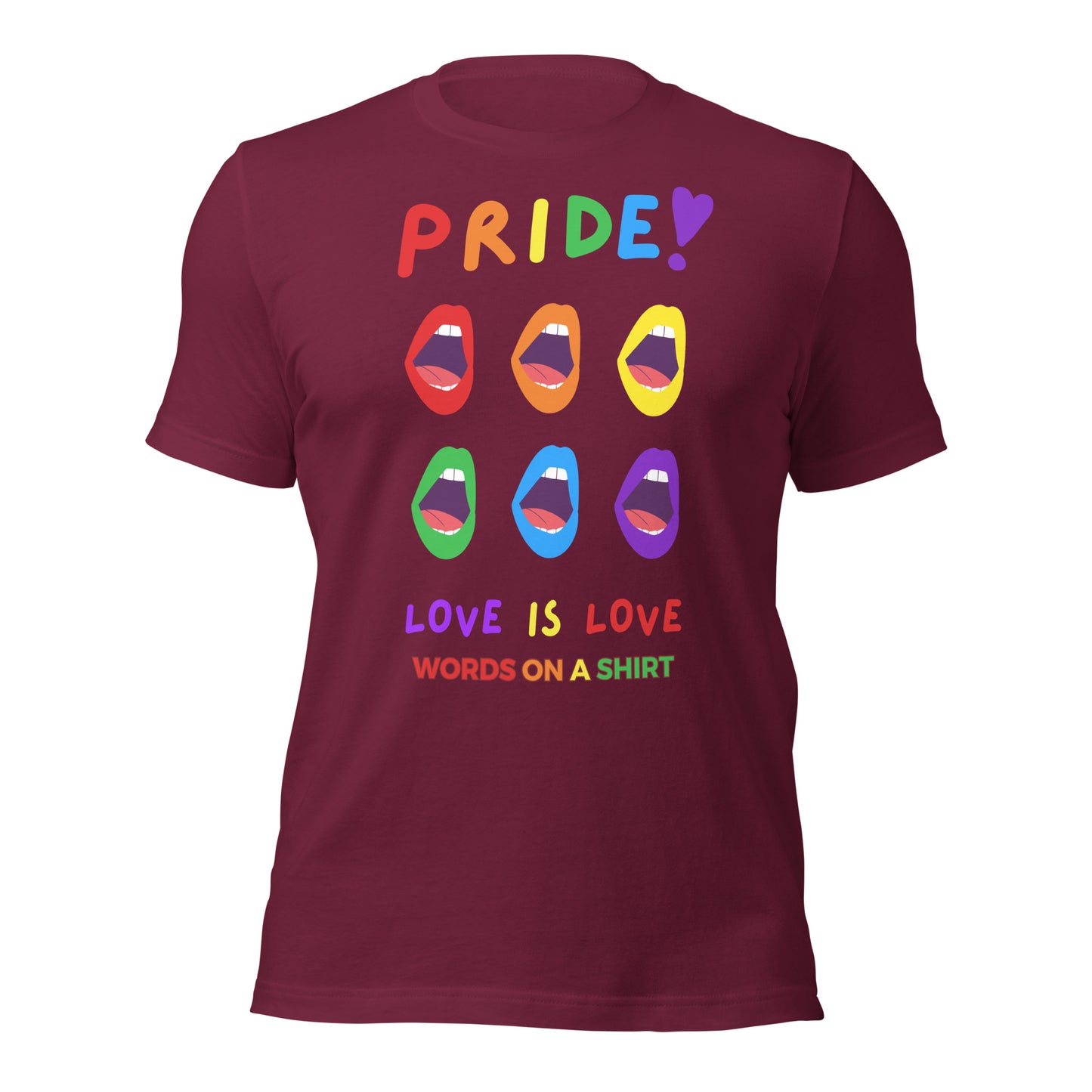 T-shirts may seem like a dime a dozen, but this one definitely stands out. It's ultra soft, breathable, and has the perfect amount of stretch. But let's not forget the most important detail... Love Is Love!