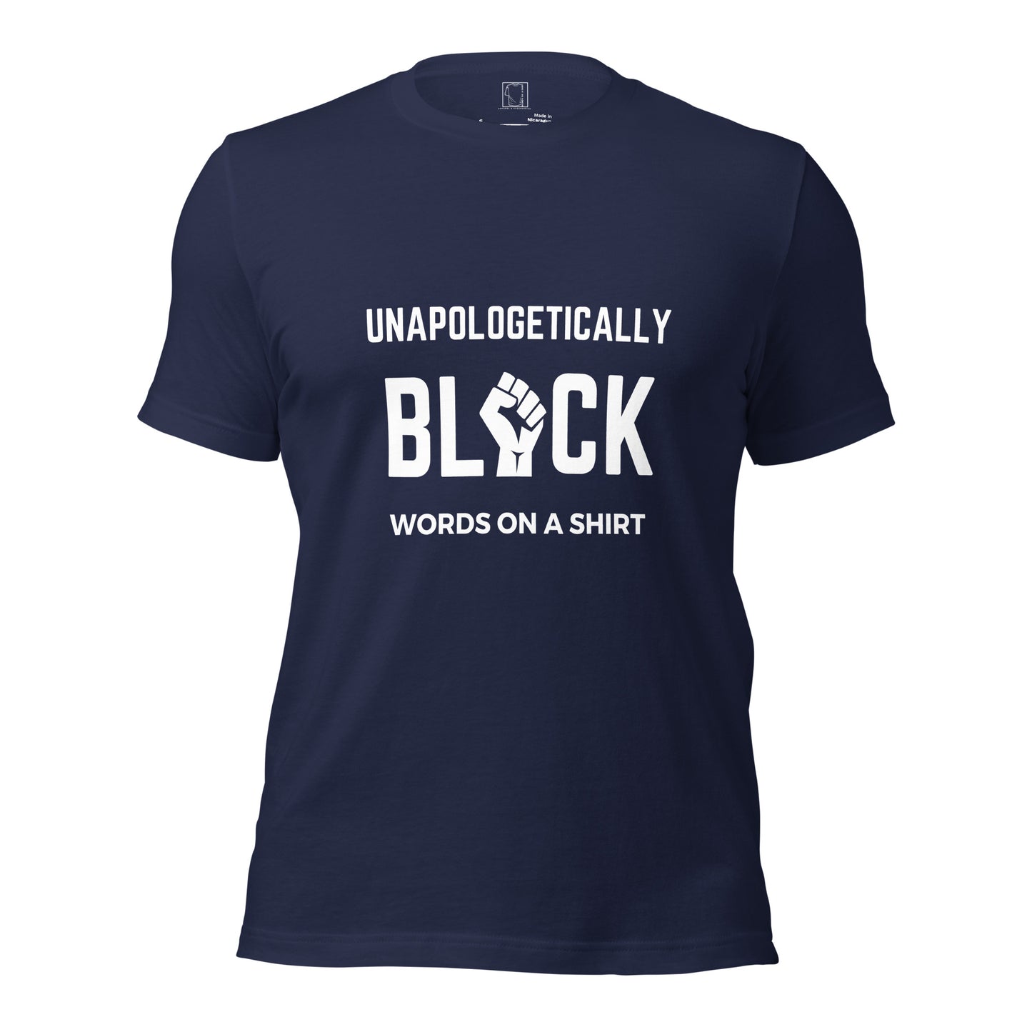 Prepare to be blown away by our unbeatable offer: a 100% cotton tee that will exceed your expectations. Say goodbye to shrinking and hello to impeccable side-seamed construction, all while rocking the best look ever. Get ready, because we are proud to be Unapologetically Black!