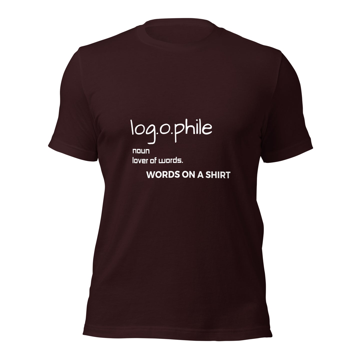 We’re gonna make you an offer you can’t refuse: the best 100% cotton tee you’ve ever tried. Pre-shrunk fabric? Check. Side-seamed construction? Check. Best fit ever? Double check. Logophile Defined