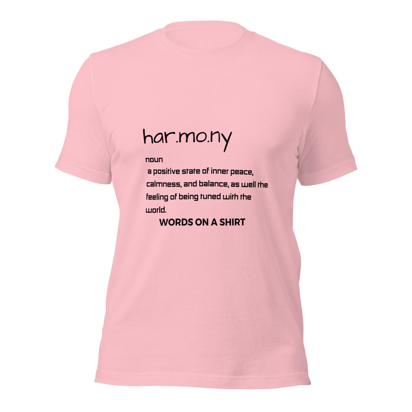 Enjoy the flawless fit and feel of Harmony Defined Unisex T-Shirt! With pre-shrunk fabric, side-seamed construction, and unparalleled comfort, you won't want to miss out. Claim yours now!