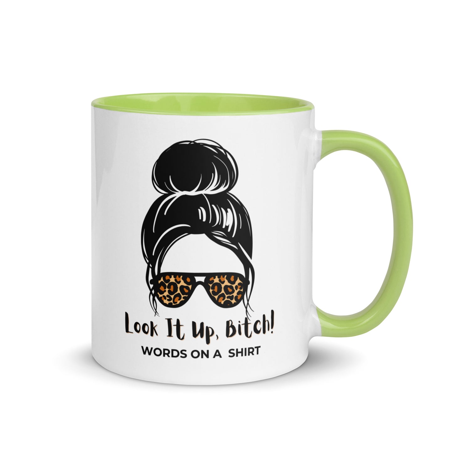 Jazz up your morning coffee or tea routine with a pop of color! These ceramic mugs not only boast a stunning design, but also feature a bright rim, handle, and interior, bringing a touch of pizzazz to your mug collection. Look It Up, Bitch!