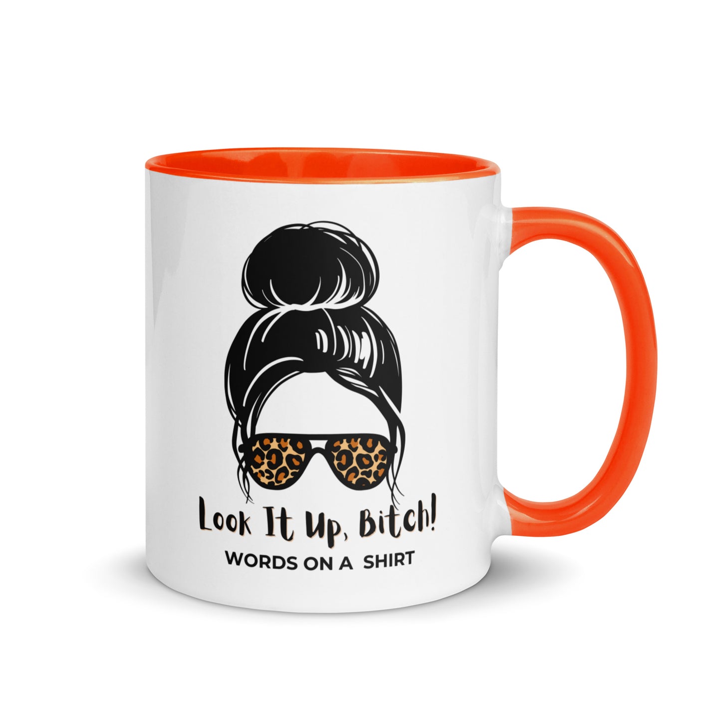 Jazz up your morning coffee or tea routine with a pop of color! These ceramic mugs not only boast a stunning design, but also feature a bright rim, handle, and interior, bringing a touch of pizzazz to your mug collection. Look It Up, Bitch!