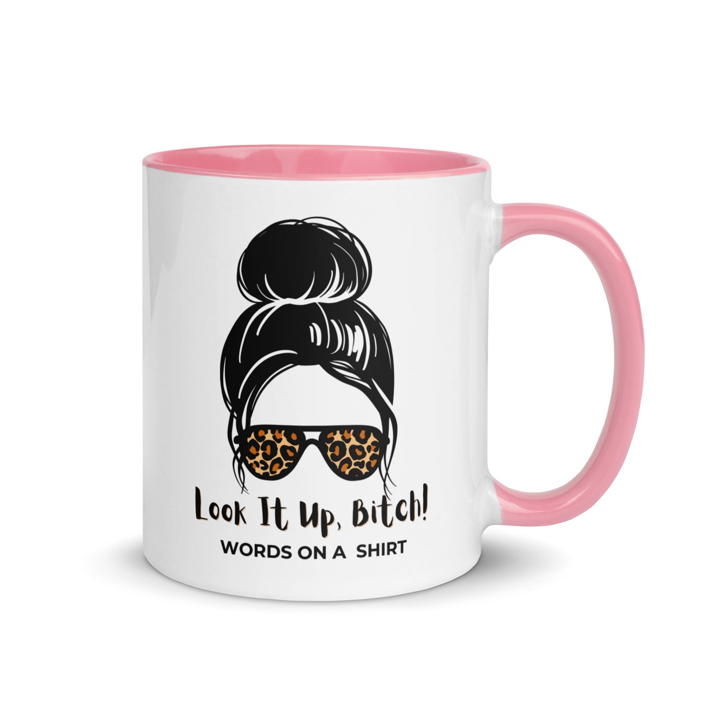 Jazz up your morning coffee or tea routine with a pop of color! These ceramic mugs not only boast a stunning design, but also feature a bright rim, handle, and interior, bringing a touch of pizzazz to your mug collection. Look It Up, Bitch!