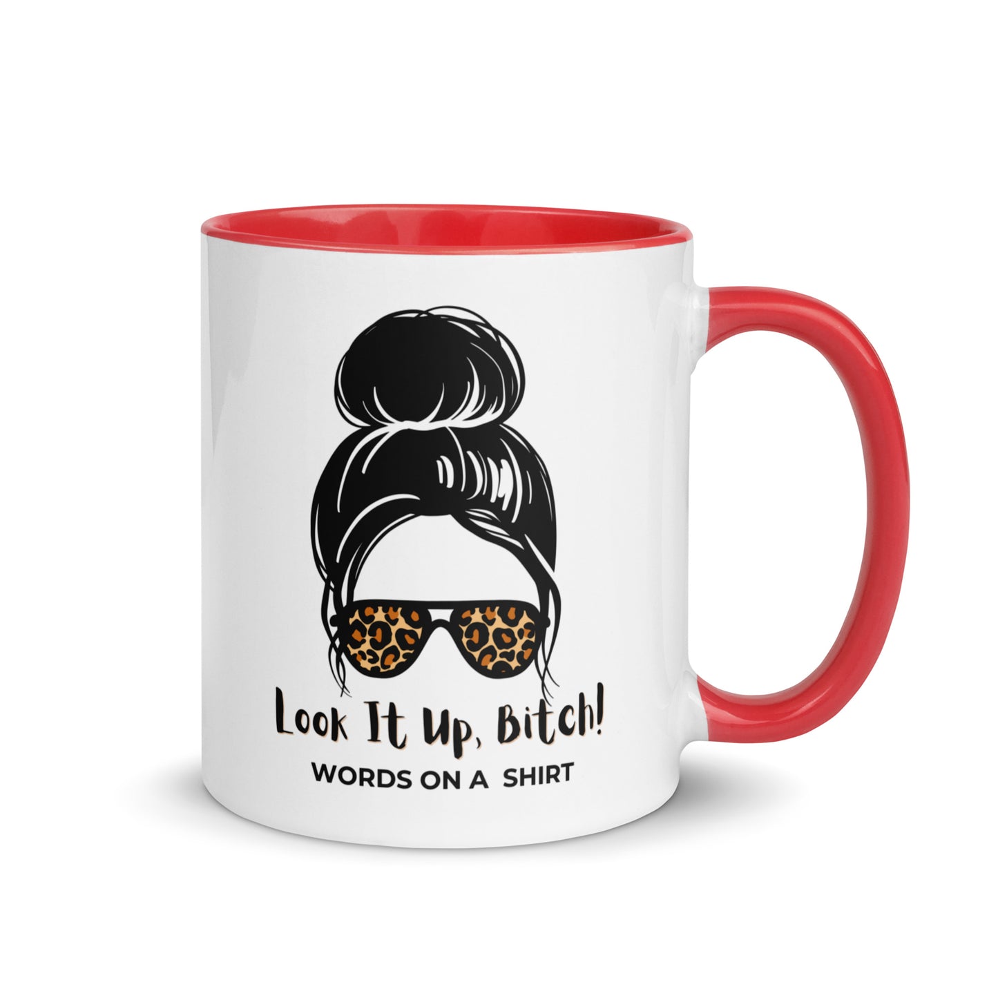 Jazz up your morning coffee or tea routine with a pop of color! These ceramic mugs not only boast a stunning design, but also feature a bright rim, handle, and interior, bringing a touch of pizzazz to your mug collection. Look It Up, Bitch!
