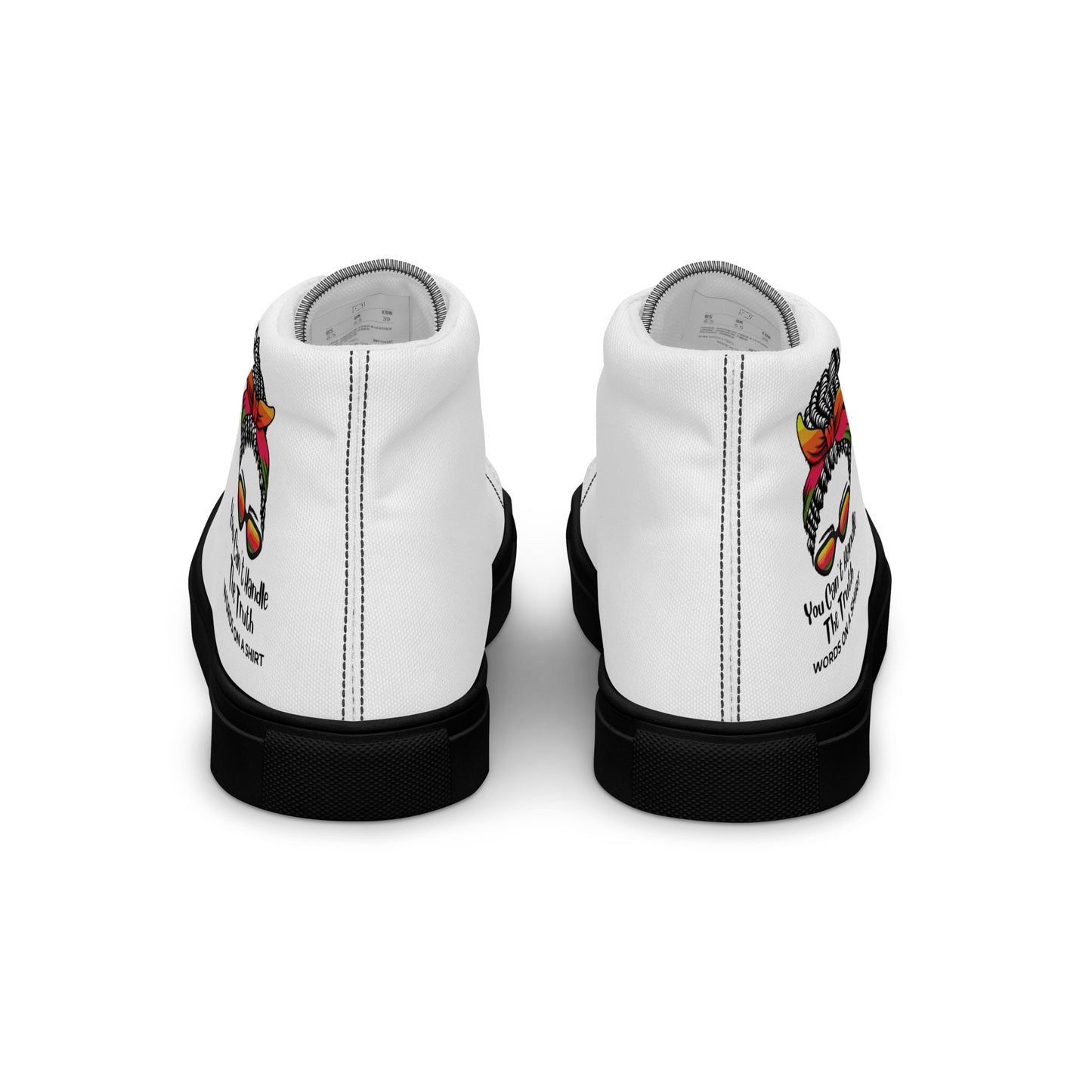 Give your feet some love with these timeless, trendy high top canvas kicks that will spice up your closet. The iconic quote- "You can't handle the truth."
