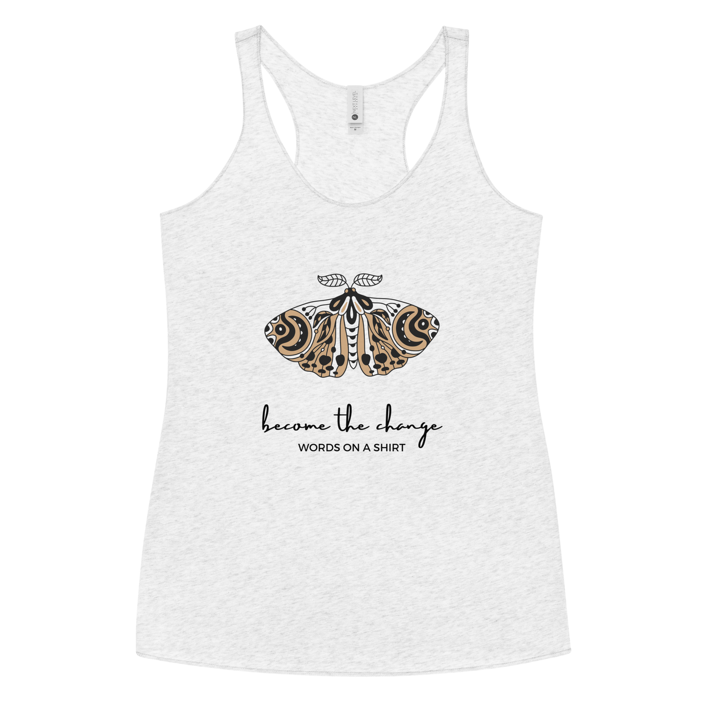 Stay ahead of the trend in this stylish "Become The Change" collection—our racerback tanks are designed to be lightweight with a flattering cut and raw-edge seams. Show them who's boss!