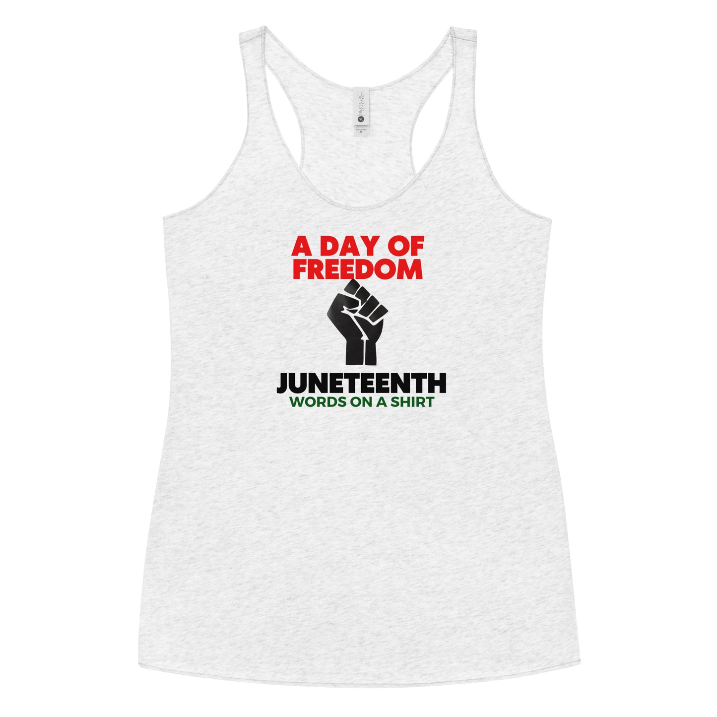 Women's Racerback Tank-Juneteenth