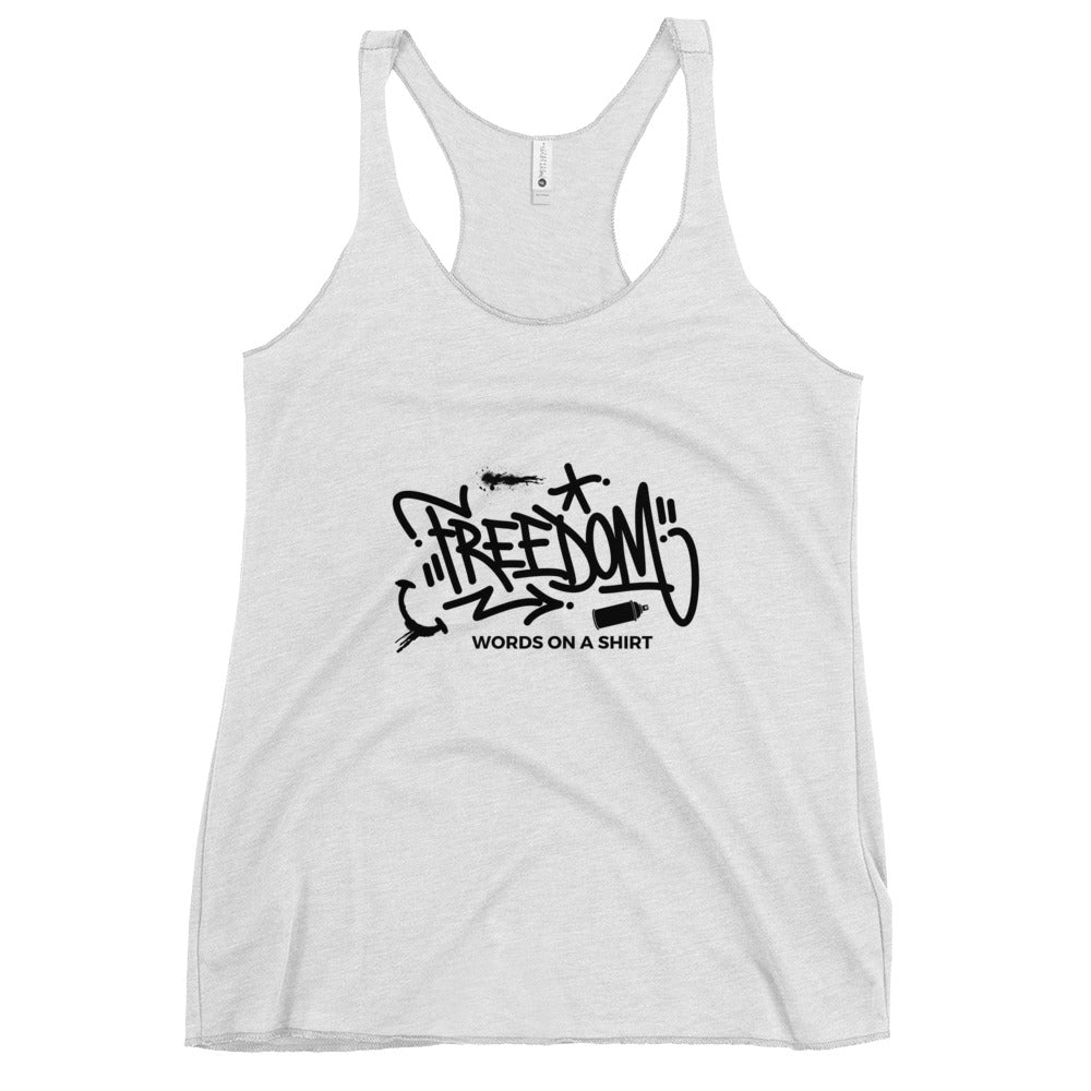 Women's Racerback Tank-Freedom