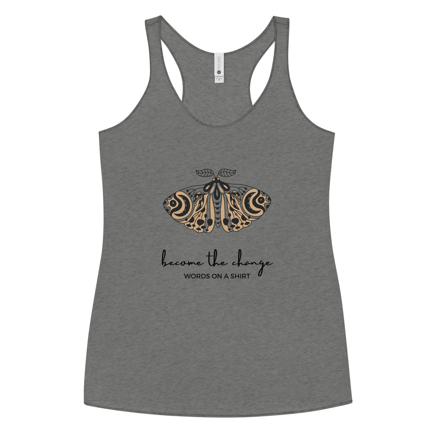 Stay ahead of the trend in this stylish "Become The Change" collection—our racerback tanks are designed to be lightweight with a flattering cut and raw-edge seams. Show them who's boss!