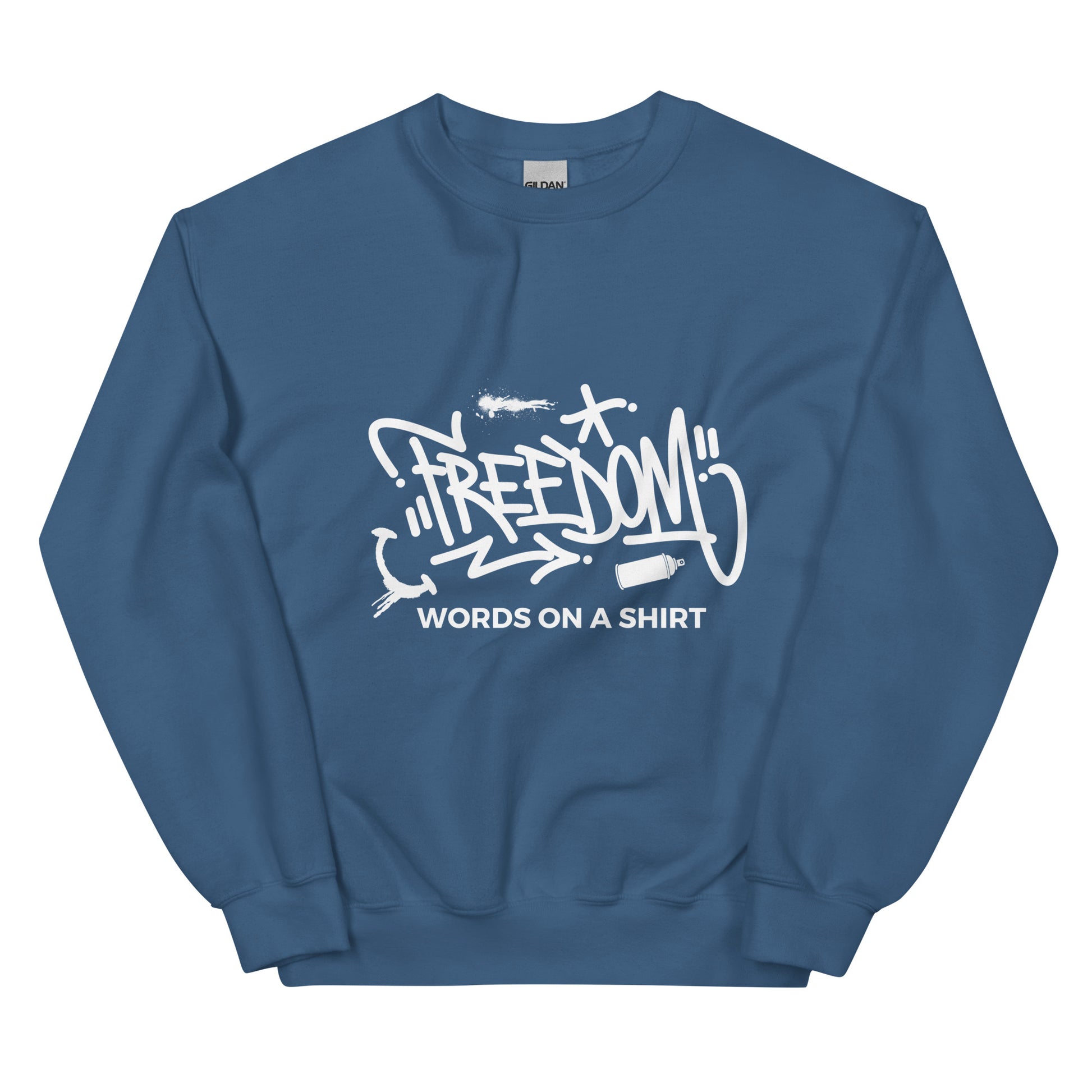 Get ready to feel the Freedom with this comfy and durable sweatshirt! Perfect for chilly months, it's pre-shrunk and features a classic fit. Plus, the air-jet spun yarn gives it a soft touch and long-lasting wear.