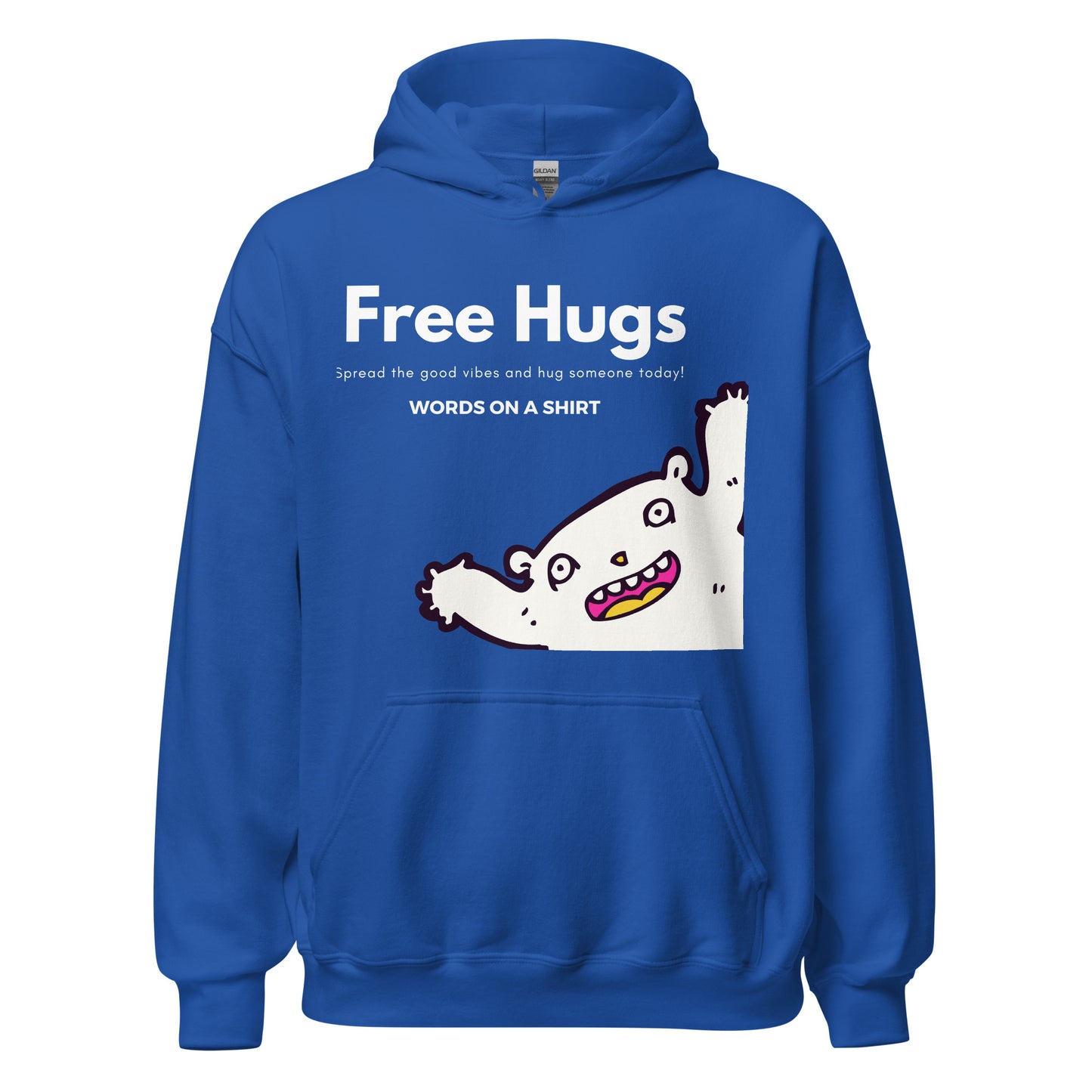 Take the plunge and embrace the chill with this soft, smooth, and stylish unisex hoodie. The perfect companion for your night-time adventures! And, don't forget, hugs are always free!