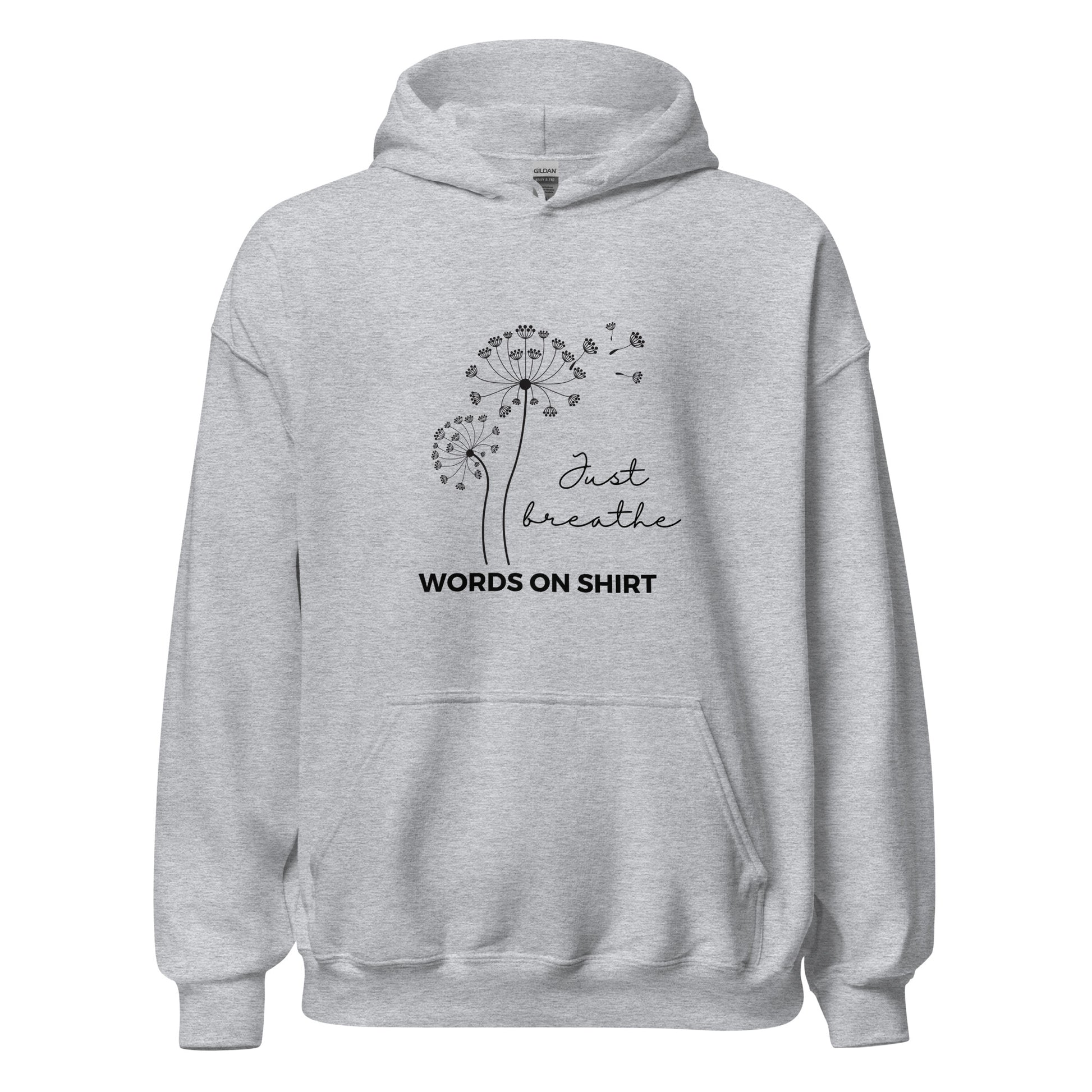 Everyone needs a cozy go-to hoodie to curl up in, so go for one that's soft, smooth, and stylish. It's the perfect choice for cooler evenings! Just Breathe