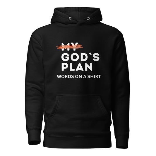 Feeling fierce? This premium hoodie boasts soft cotton, a snug hood, drawstrings, and a handy front pocket. Elevate your style with the ultimate cozy and stylish God's Plan hoodie.