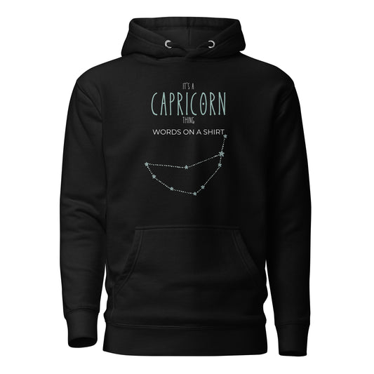 Did you know this hoodie is the softest one you'll ever wear? And it's not just the design that's cool - it also has a pouch pocket and a warm hood for those chilly nights. Get ready to become a Capricorn fashionista with this streetwear essential!