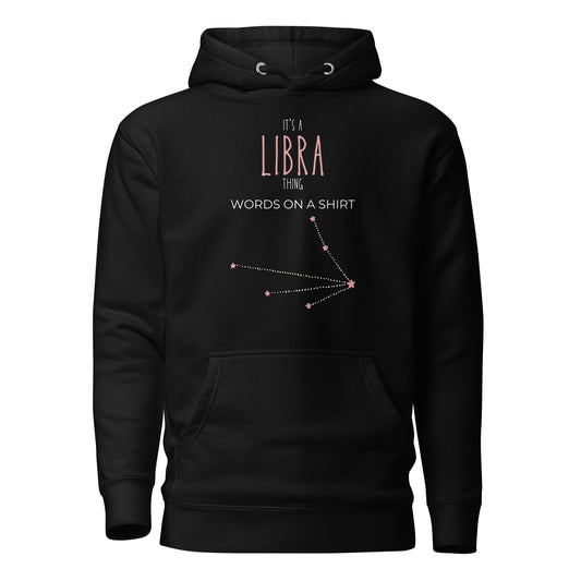 Ready to dominate? This premium hoodie boasts soft cotton, a snug-fitting hood, drawstrings, and a convenient front pocket. Level up your style with this epic Libra hoodie.