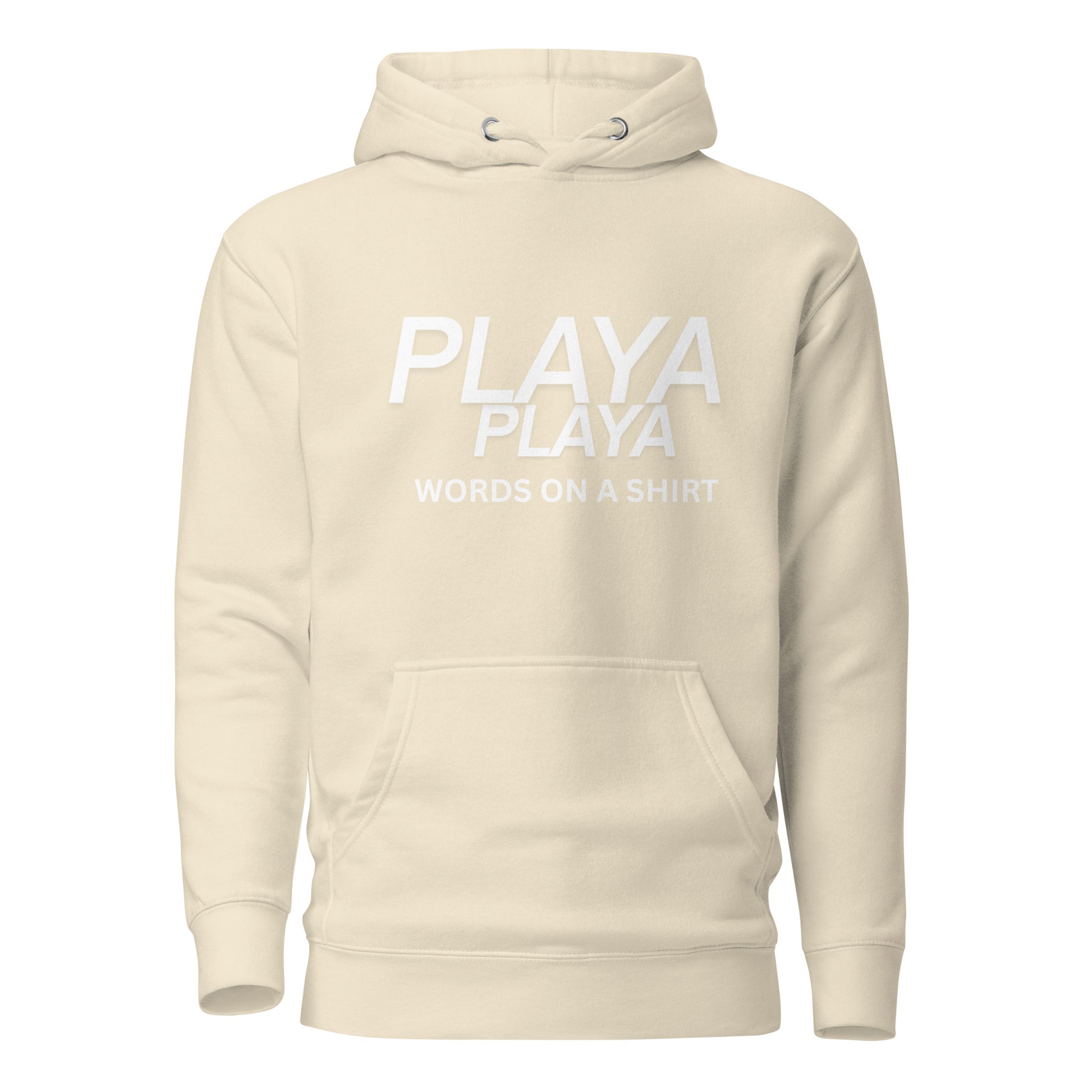 Get ready to rock! This premium hoodie is made from high-quality cotton and features a comfy hood, matching drawstrings, and a front pocket. Add some serious style to your wardrobe with the cool Playa Playa design!