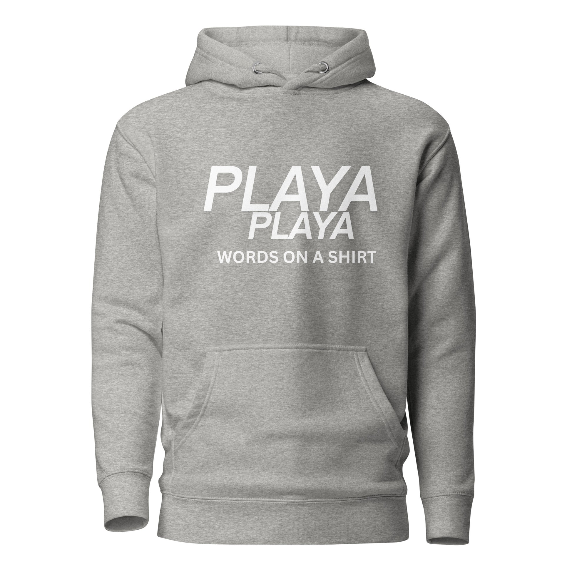 Get ready to rock! This premium hoodie is made from high-quality cotton and features a comfy hood, matching drawstrings, and a front pocket. Add some serious style to your wardrobe with the cool Playa Playa design!