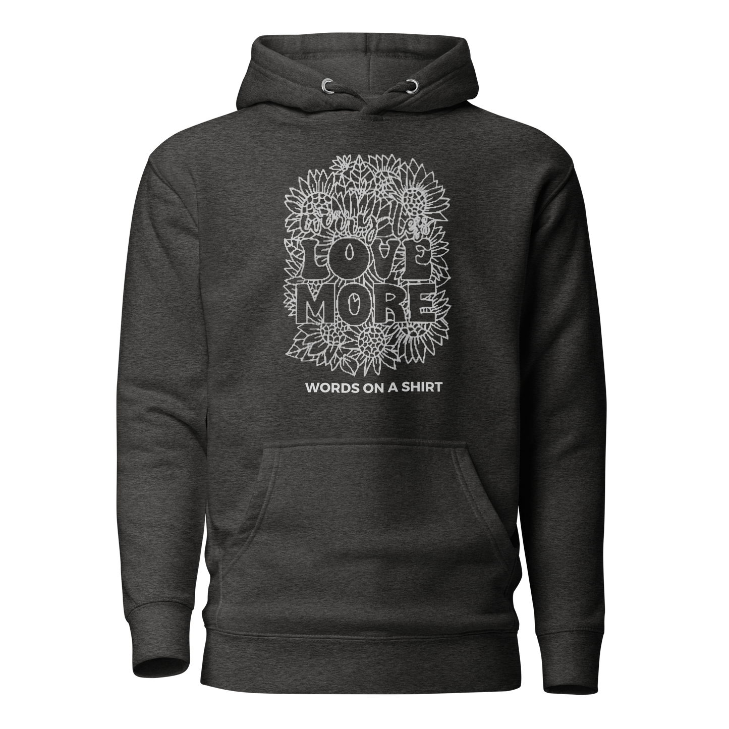 Embrace style and warmth with our Unisex Hoodie-Love More. Made of classic cotton, this hoodie will keep you cozy while spreading the message of love. Whether you believe in Mr. Robot or not, you'll definitely love our unique take on this wardrobe staple. Spread love, not hate, with "More Love."