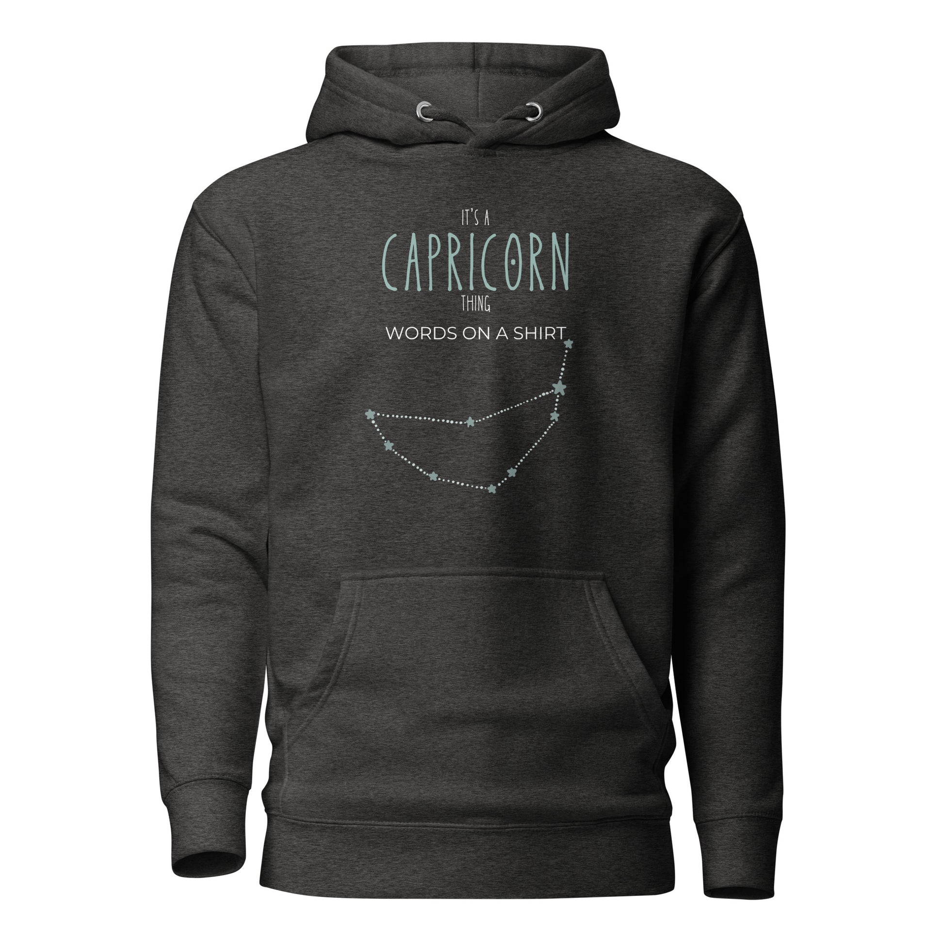 Did you know this hoodie is the softest one you'll ever wear? And it's not just the design that's cool - it also has a pouch pocket and a warm hood for those chilly nights. Get ready to become a Capricorn fashionista with this streetwear essential!