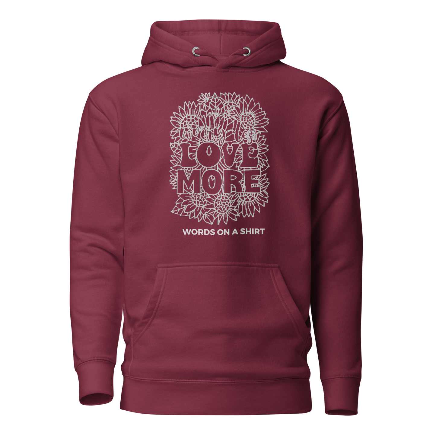 Embrace style and warmth with our Unisex Hoodie-Love More. Made of classic cotton, this hoodie will keep you cozy while spreading the message of love. Whether you believe in Mr. Robot or not, you'll definitely love our unique take on this wardrobe staple. Spread love, not hate, with "More Love."