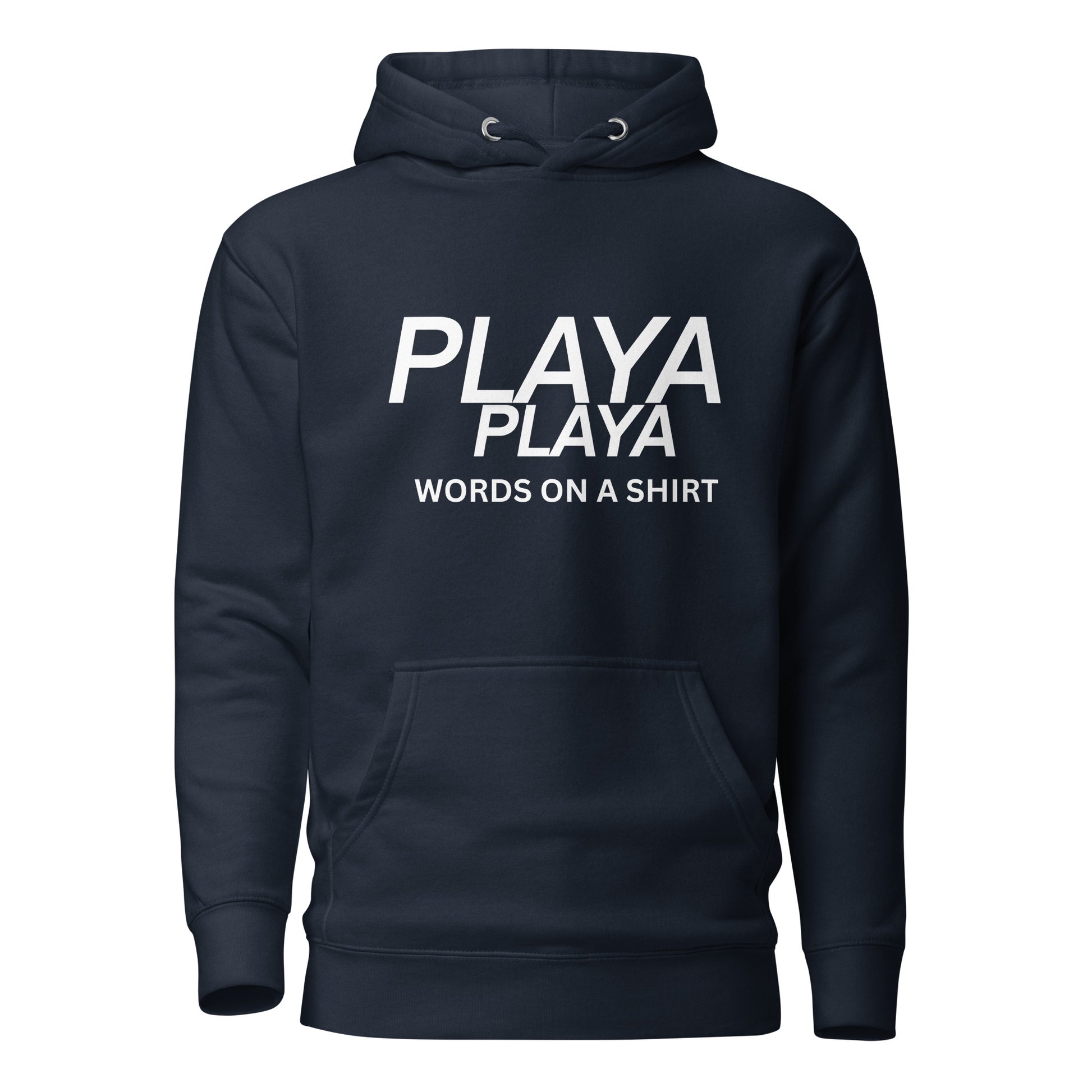 Get ready to rock! This premium hoodie is made from high-quality cotton and features a comfy hood, matching drawstrings, and a front pocket. Add some serious style to your wardrobe with the cool Playa Playa design!