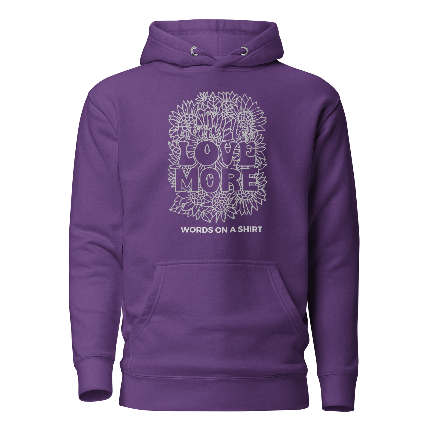 Embrace style and warmth with our Unisex Hoodie-Love More. Made of classic cotton, this hoodie will keep you cozy while spreading the message of love. Whether you believe in Mr. Robot or not, you'll definitely love our unique take on this wardrobe staple. Spread love, not hate, with "More Love."