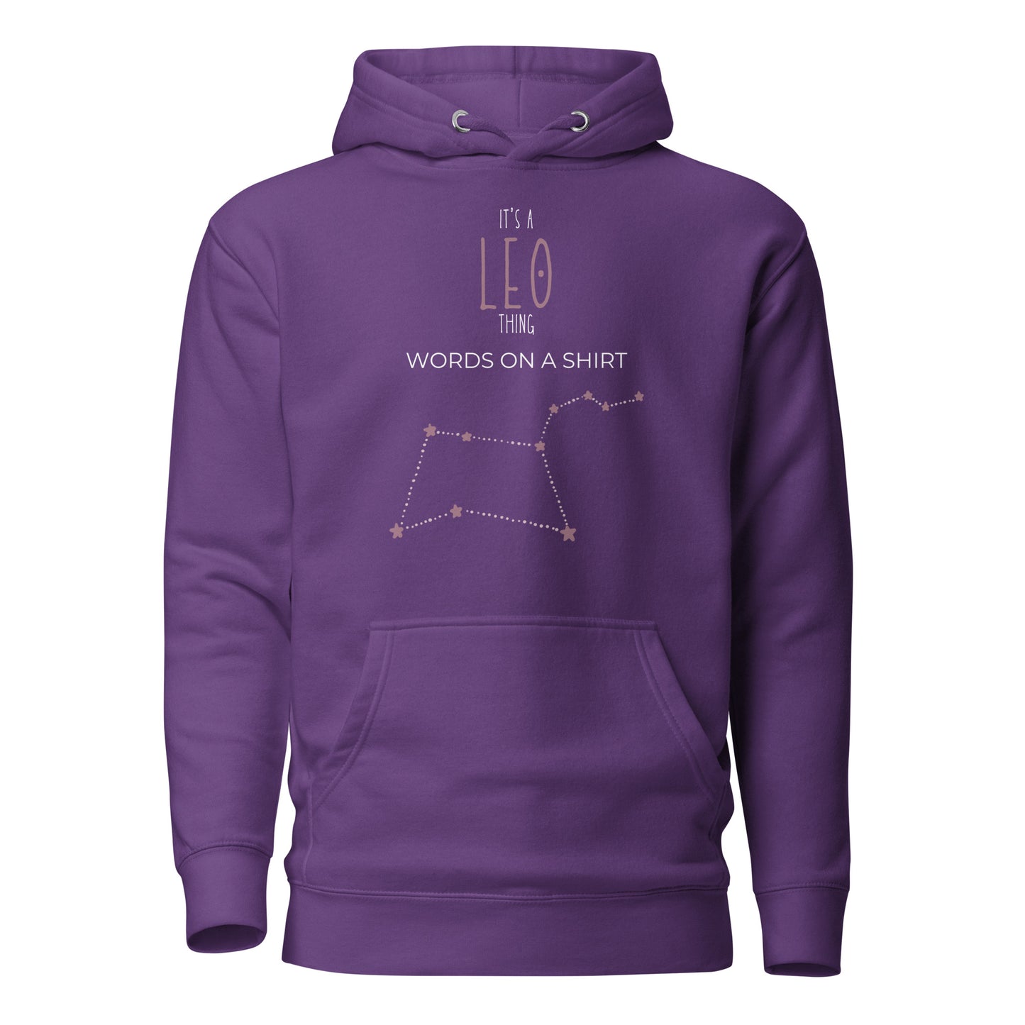 Get ready to slay with this premium hoodie! Made with high-quality cotton, a comfy hood, matching drawstrings, and a front pocket. Upgrade your style with this dope hoodie that's Leo-approved!