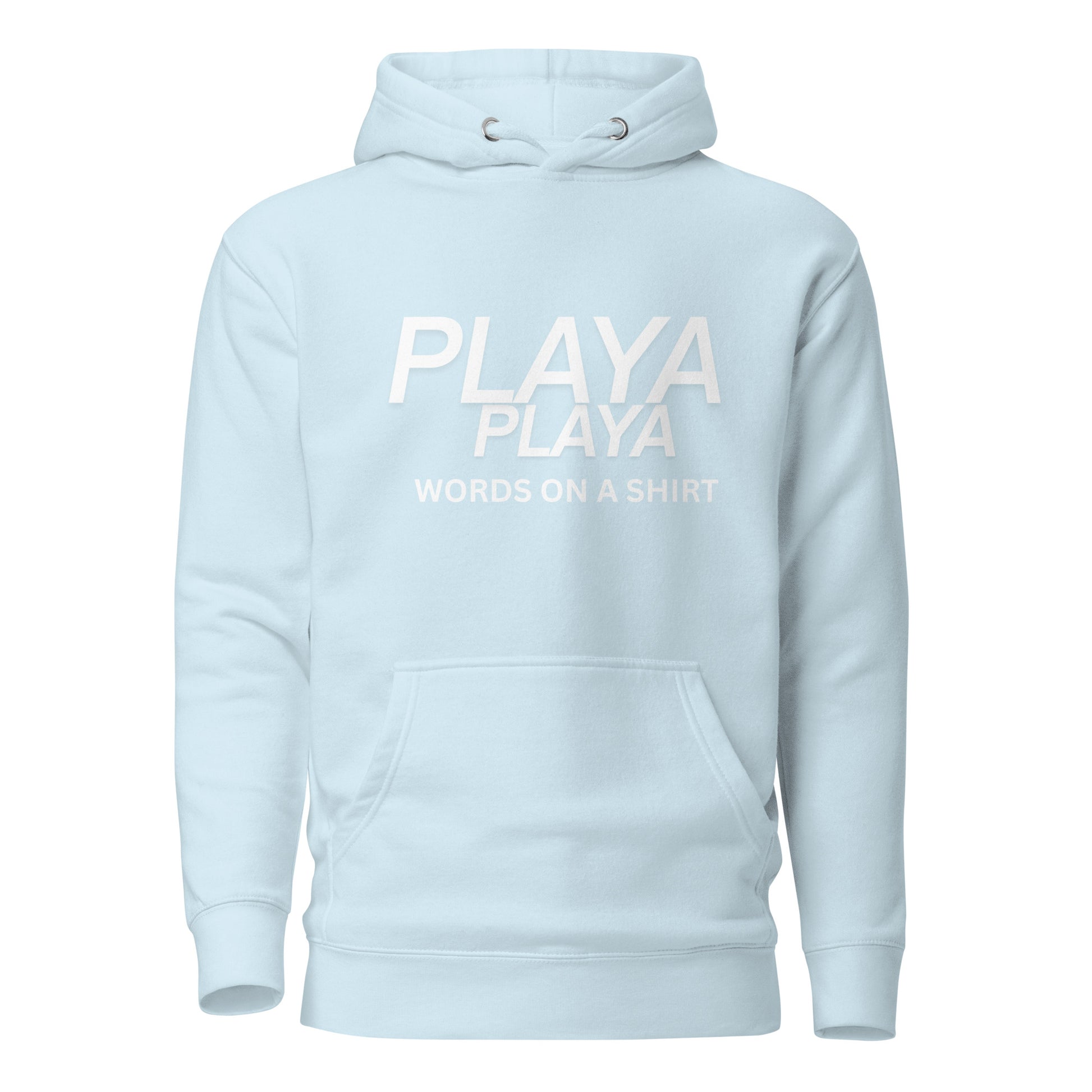 Get ready to rock! This premium hoodie is made from high-quality cotton and features a comfy hood, matching drawstrings, and a front pocket. Add some serious style to your wardrobe with the cool Playa Playa design!