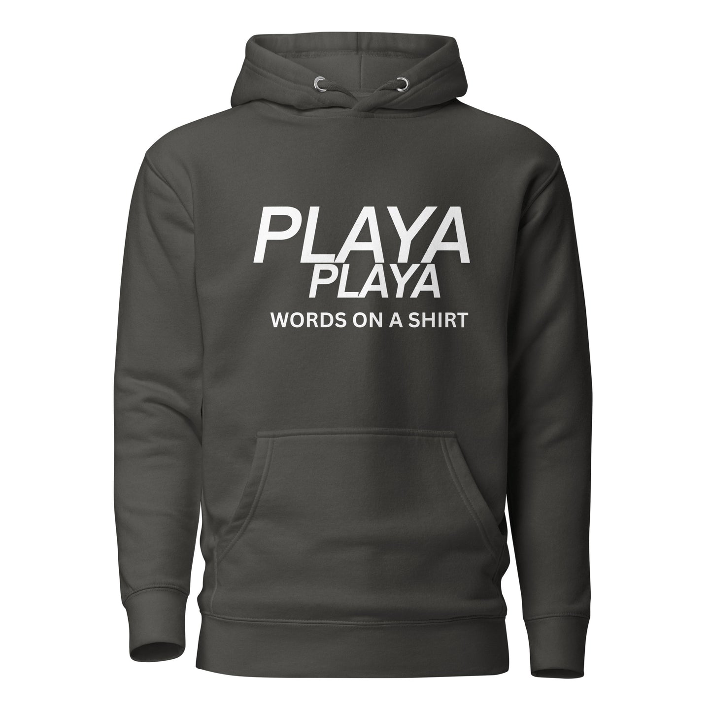 Get ready to rock! This premium hoodie is made from high-quality cotton and features a comfy hood, matching drawstrings, and a front pocket. Add some serious style to your wardrobe with the cool Playa Playa design!