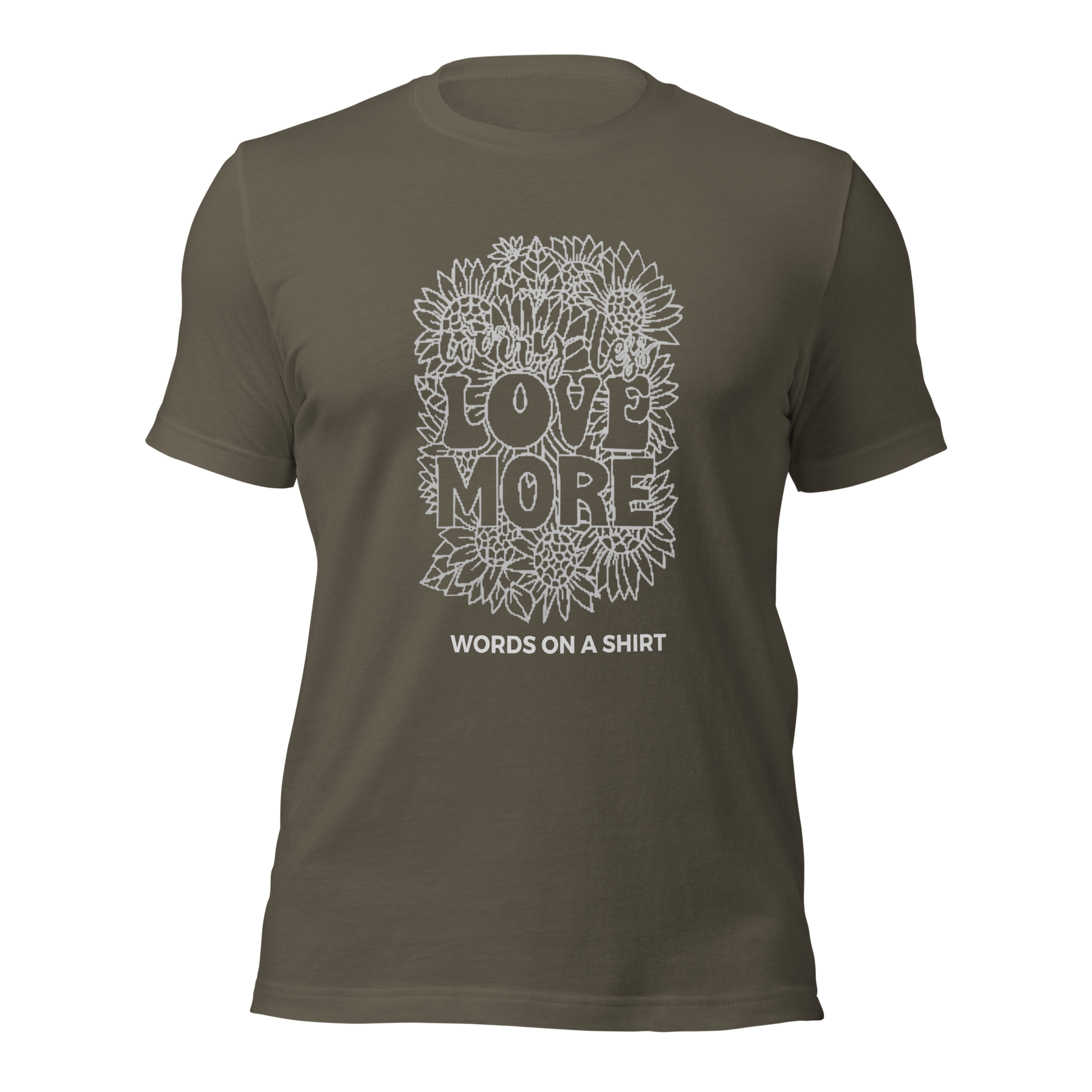 T-shirts are abundant, but this one is exceptional. Its fabric is incredibly soft, breathable, and offers the perfect amount of stretch. Need we elaborate? The world needs more love!