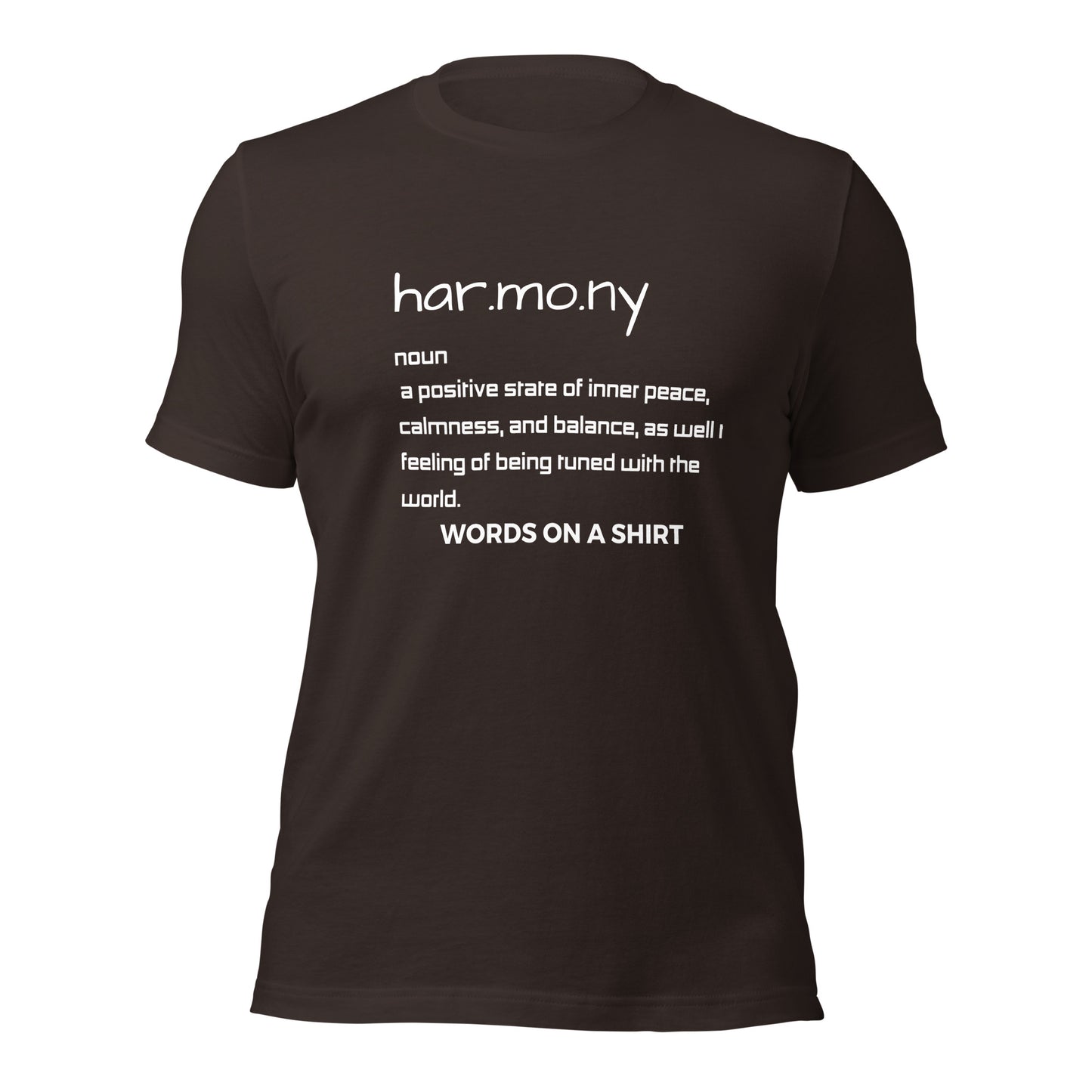 Enjoy the flawless fit and feel of Harmony Defined Unisex T-Shirt! With pre-shrunk fabric, side-seamed construction, and unparalleled comfort, you won't want to miss out. Claim yours now!