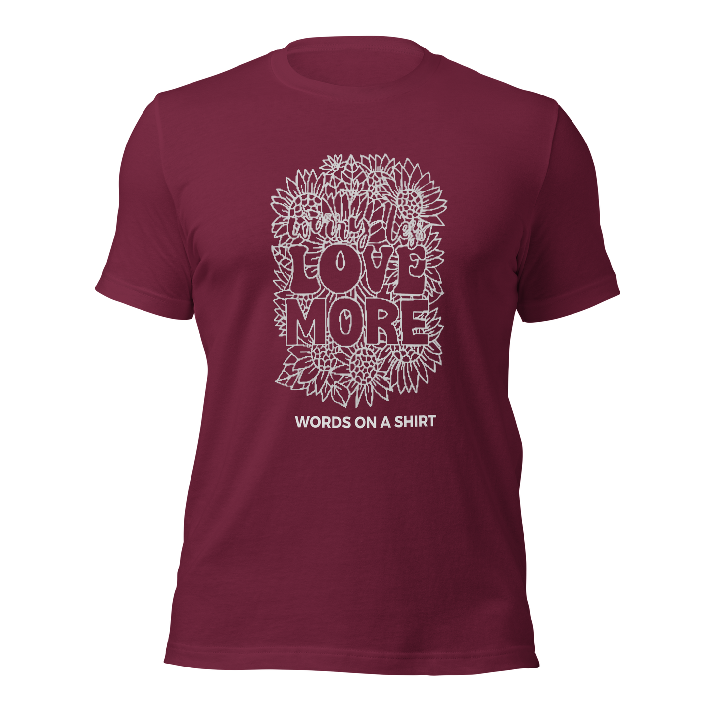 T-shirts are abundant, but this one is exceptional. Its fabric is incredibly soft, breathable, and offers the perfect amount of stretch. Need we elaborate? The world needs more love!