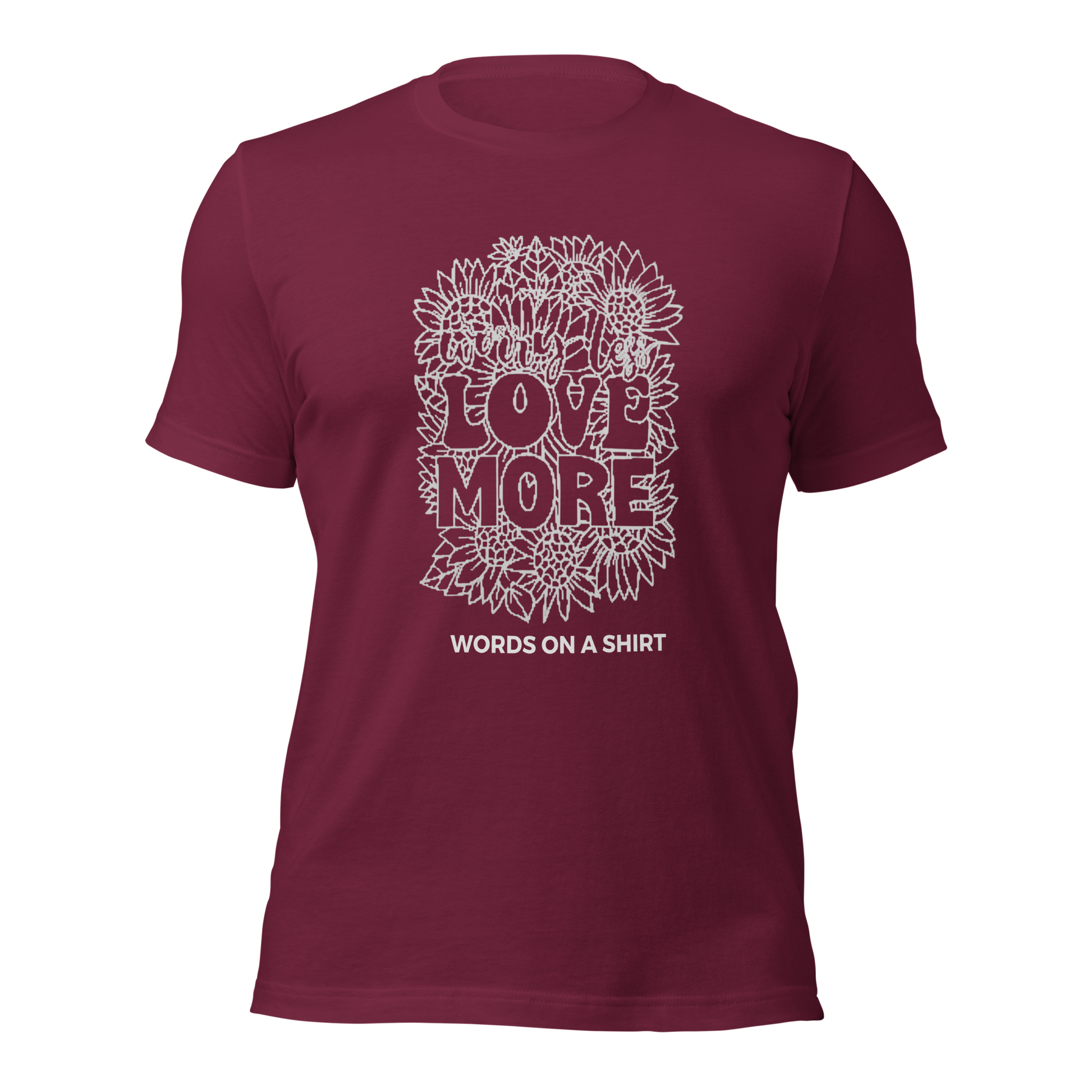 T-shirts are abundant, but this one is exceptional. Its fabric is incredibly soft, breathable, and offers the perfect amount of stretch. Need we elaborate? The world needs more love!