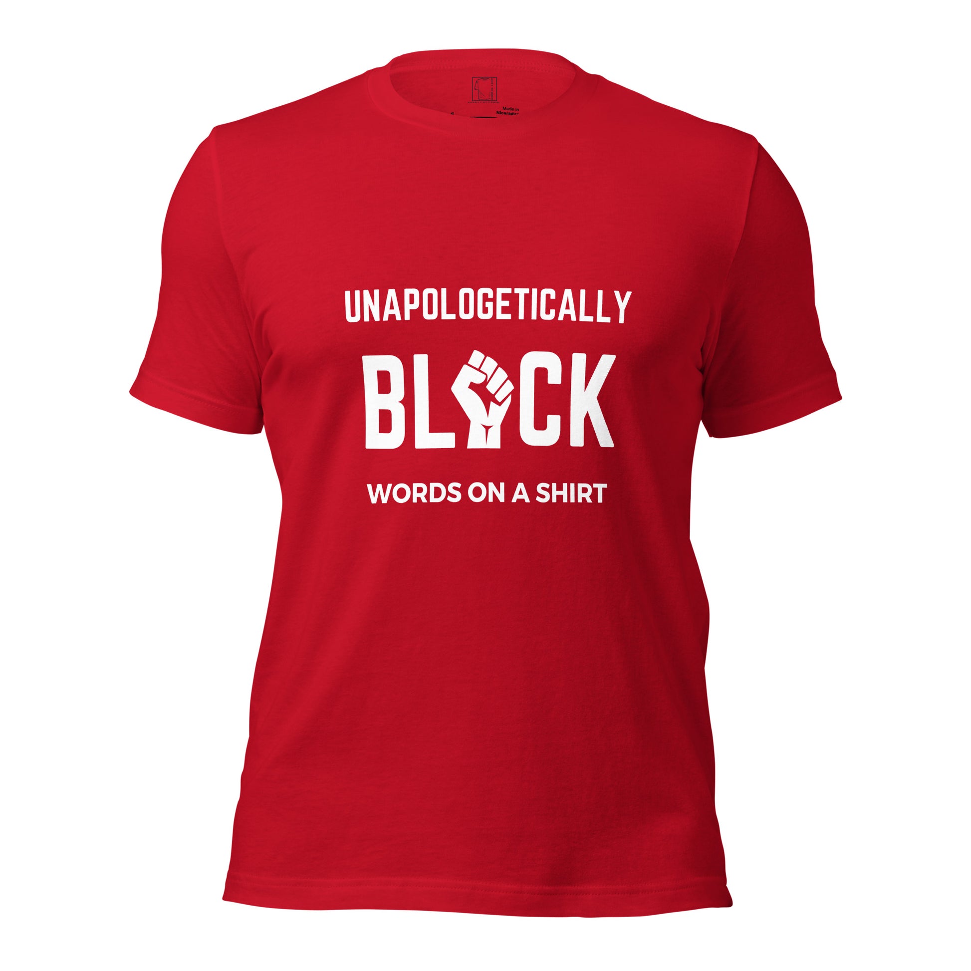 Prepare to be blown away by our unbeatable offer: a 100% cotton tee that will exceed your expectations. Say goodbye to shrinking and hello to impeccable side-seamed construction, all while rocking the best look ever. Get ready, because we are proud to be Unapologetically Black!