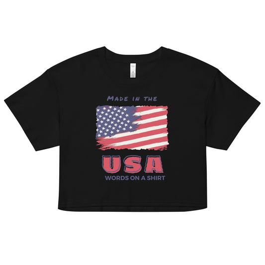 Women’s Crop Top- Made In America