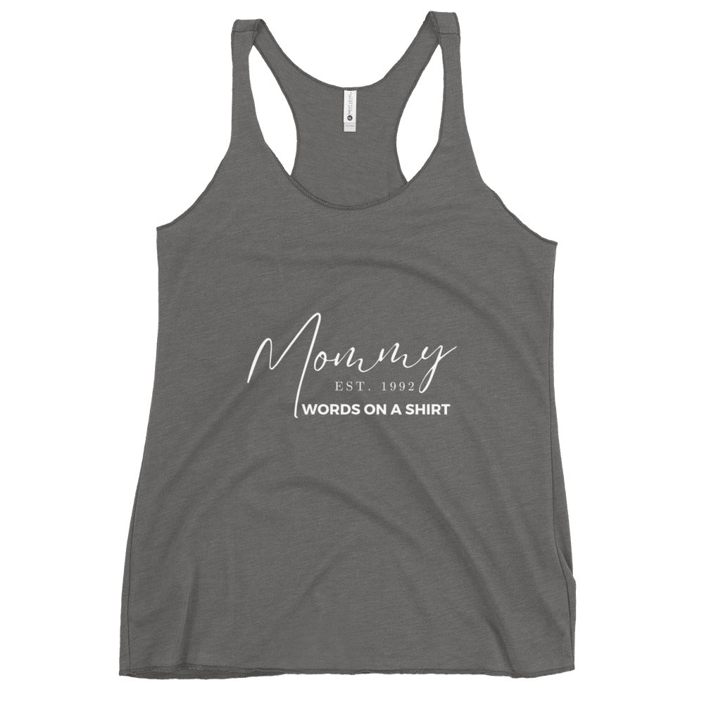 Women's Racerback Tank-Mommy Established