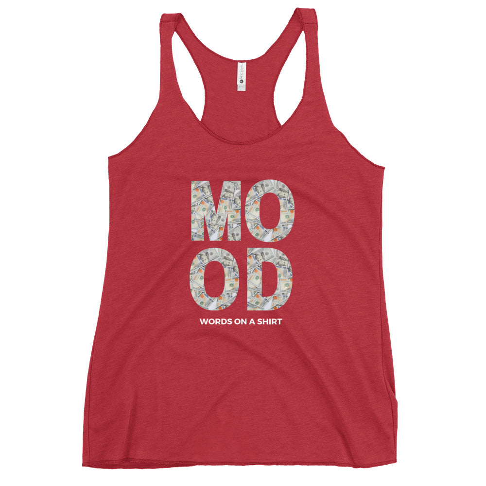 Women's Racerback Tank-Money Mood