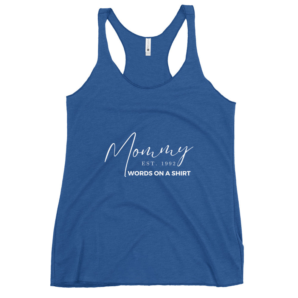 Women's Racerback Tank-Mommy Established